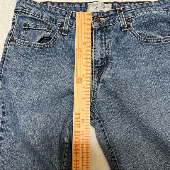 Levi Strauss Signature Womens Stretch Low-Rise Bootcut Blue Light/Medium 8 Short - Picture 10 of 12